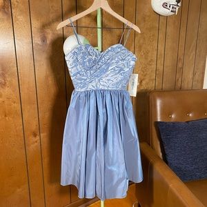 Theia Strapless Party Dress